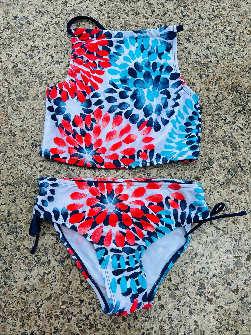 OKanu 2 pc High Neck Bikini - Girl’s 12 - NWOT
